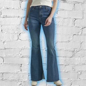 Lee® Women's Heritage High Rise Flare Jean with Raw Hem